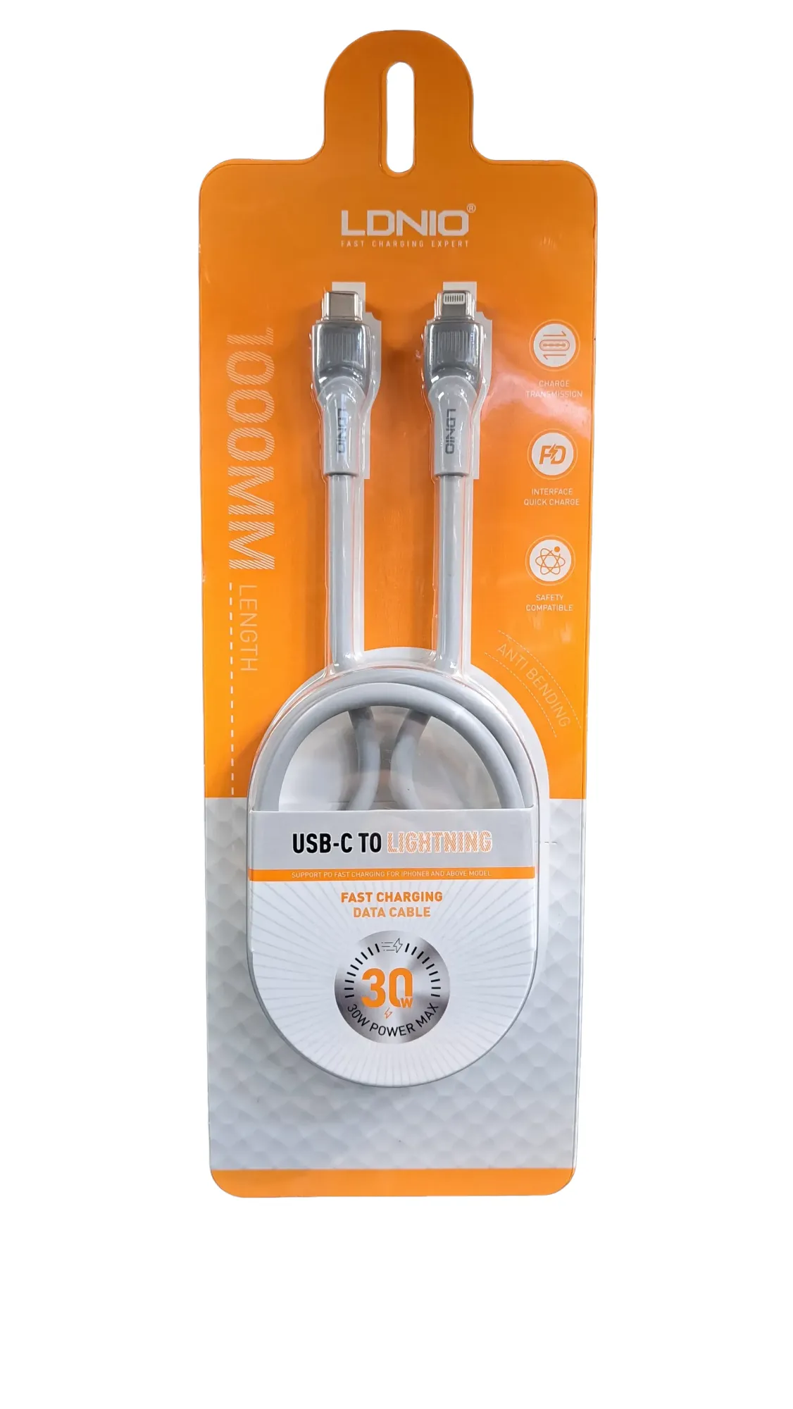 کابل USB-C به Lightning برند الدینیو (LDNIO)